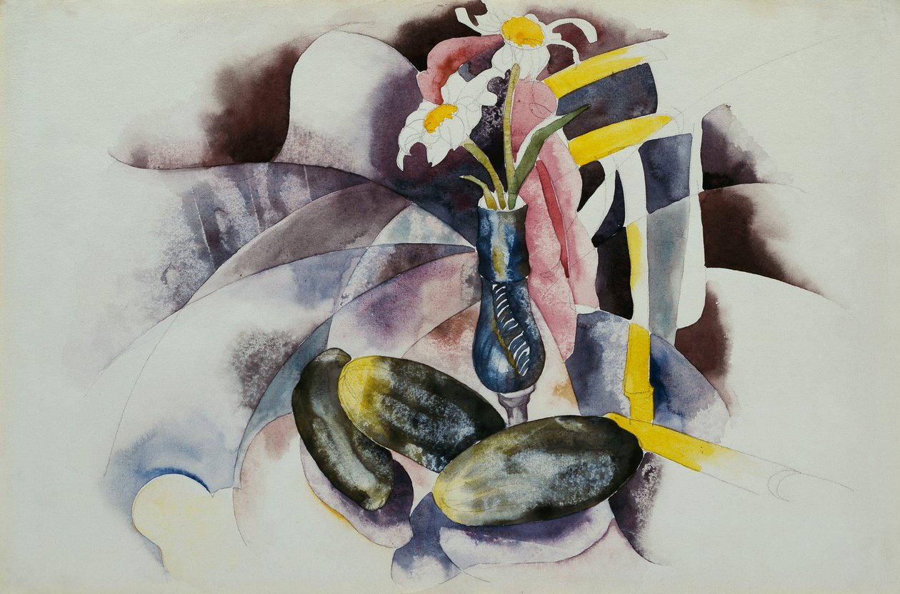 Flowers and Cucumbers by Charles Demuth