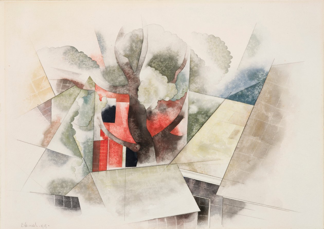 Rooftops and Fantasy by Charles Demuth