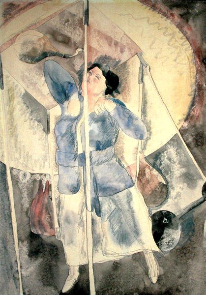 Woman with Punch Bag by Charles Demuth