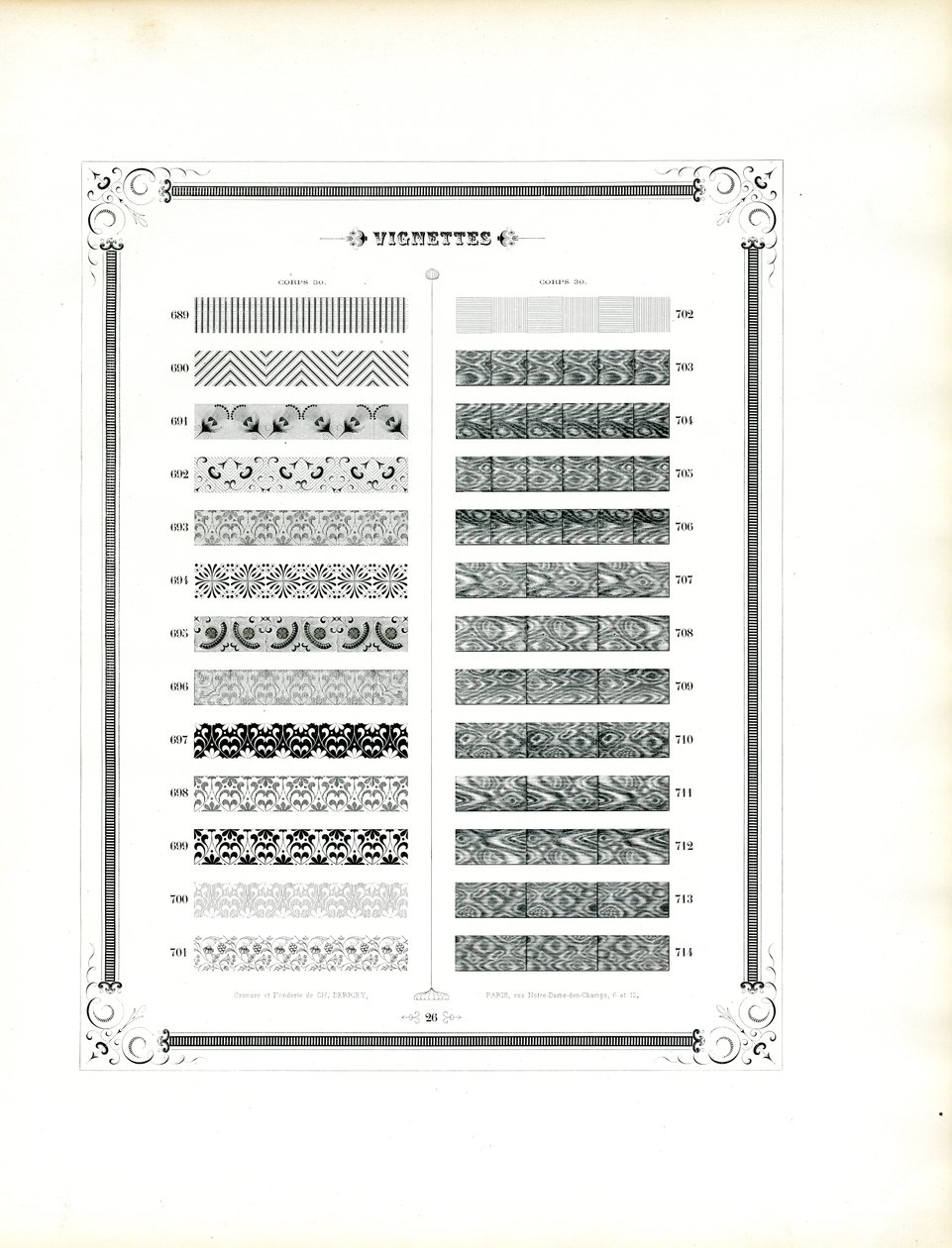 Specimen Catalog of Decorative Borders and Ornamental Lines