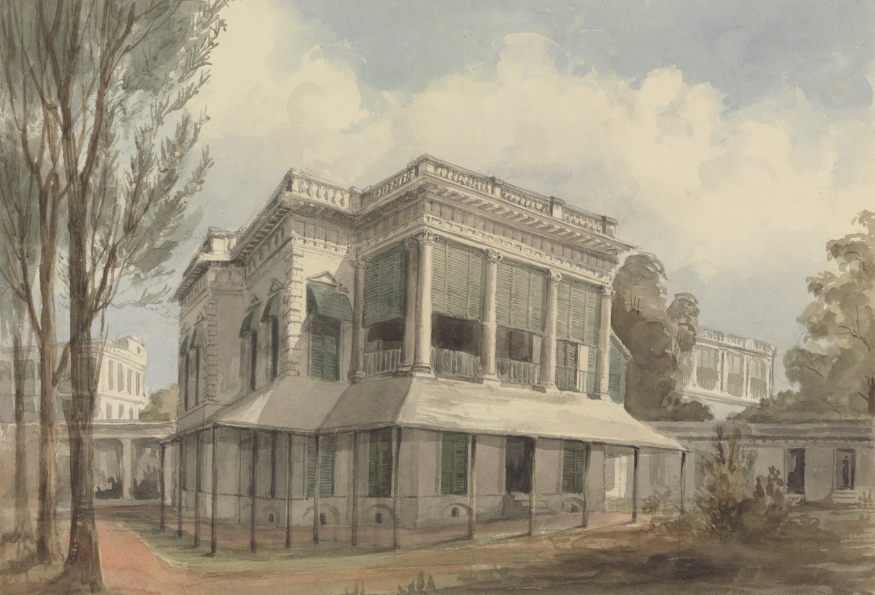 Elysium Row, Calcutta by Charles Dyce