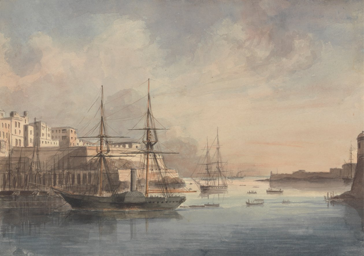 View of Malta by Charles Dyce