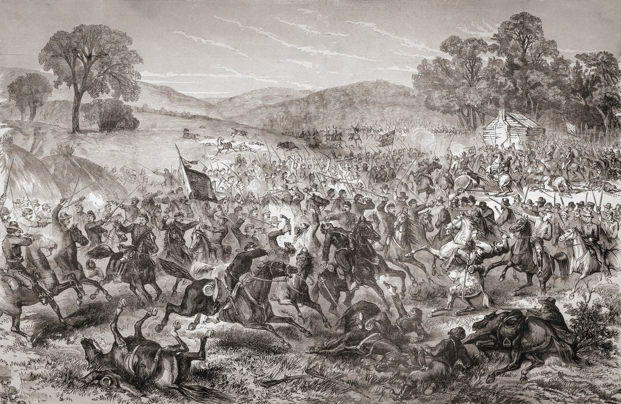 Battle of Boonsboro, Maryland, July 8 by Charles E.H. (after) Bonwill