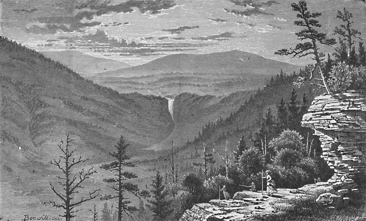 Sunset Rock, Catskill Mountains, 1883 by Charles E. H. Bonwill