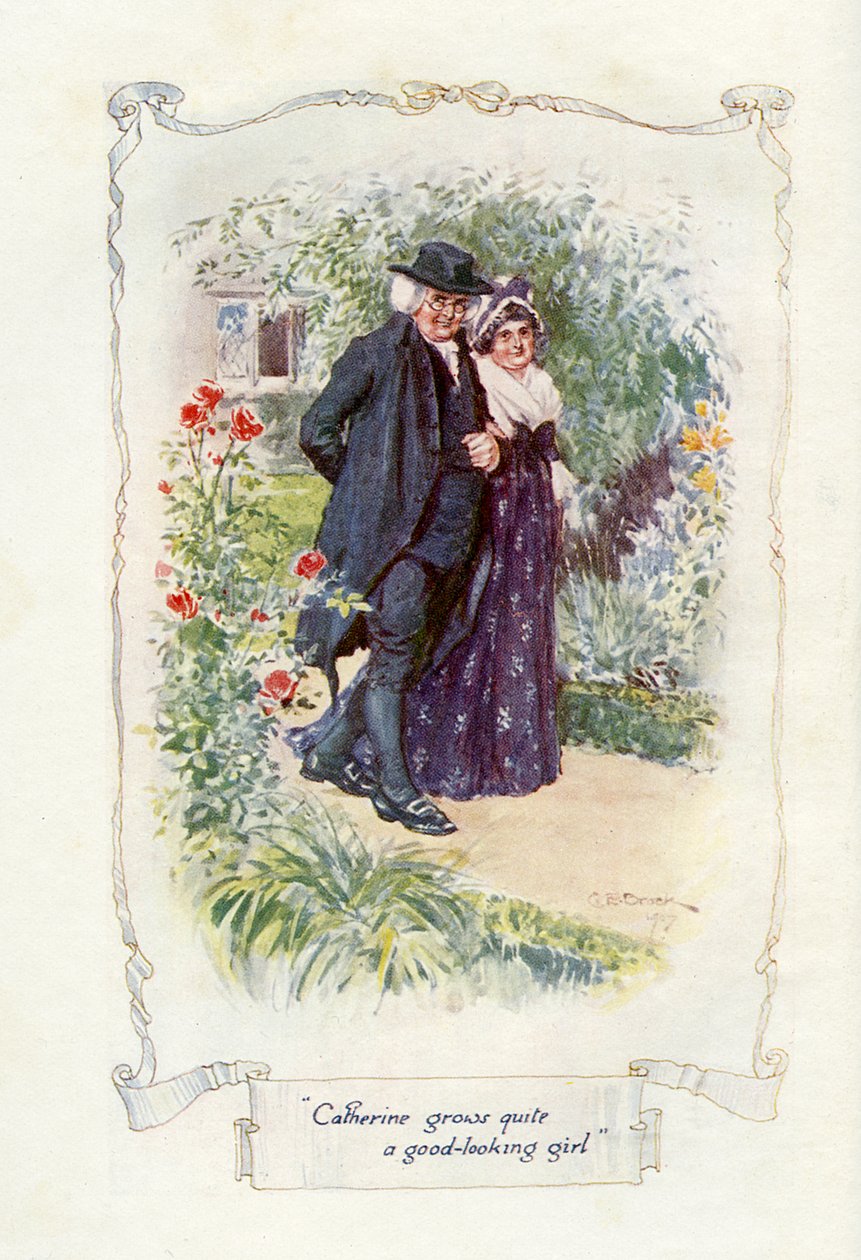 Catherine Grows Quite a Good Looking-Girl by Charles Edmund Brock
