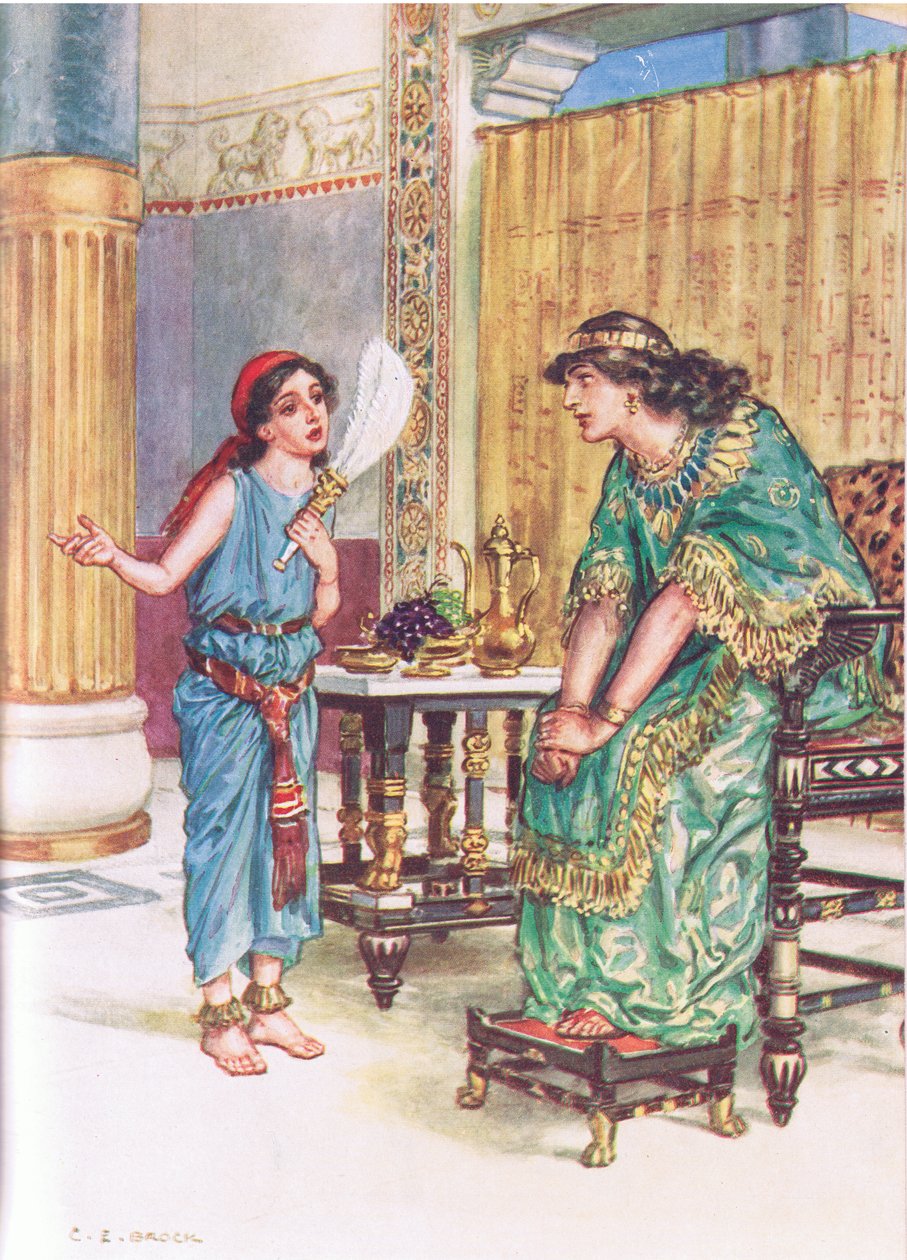 Illustration from Through the Bible, published 1928 by Charles Edmund Brock