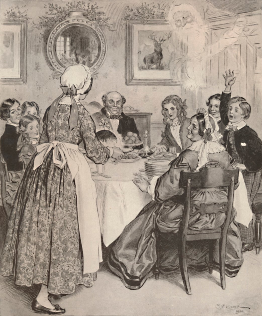 Let Me Think of the Comfortable Family Dinners, 1862 by Charles Edmund Brock