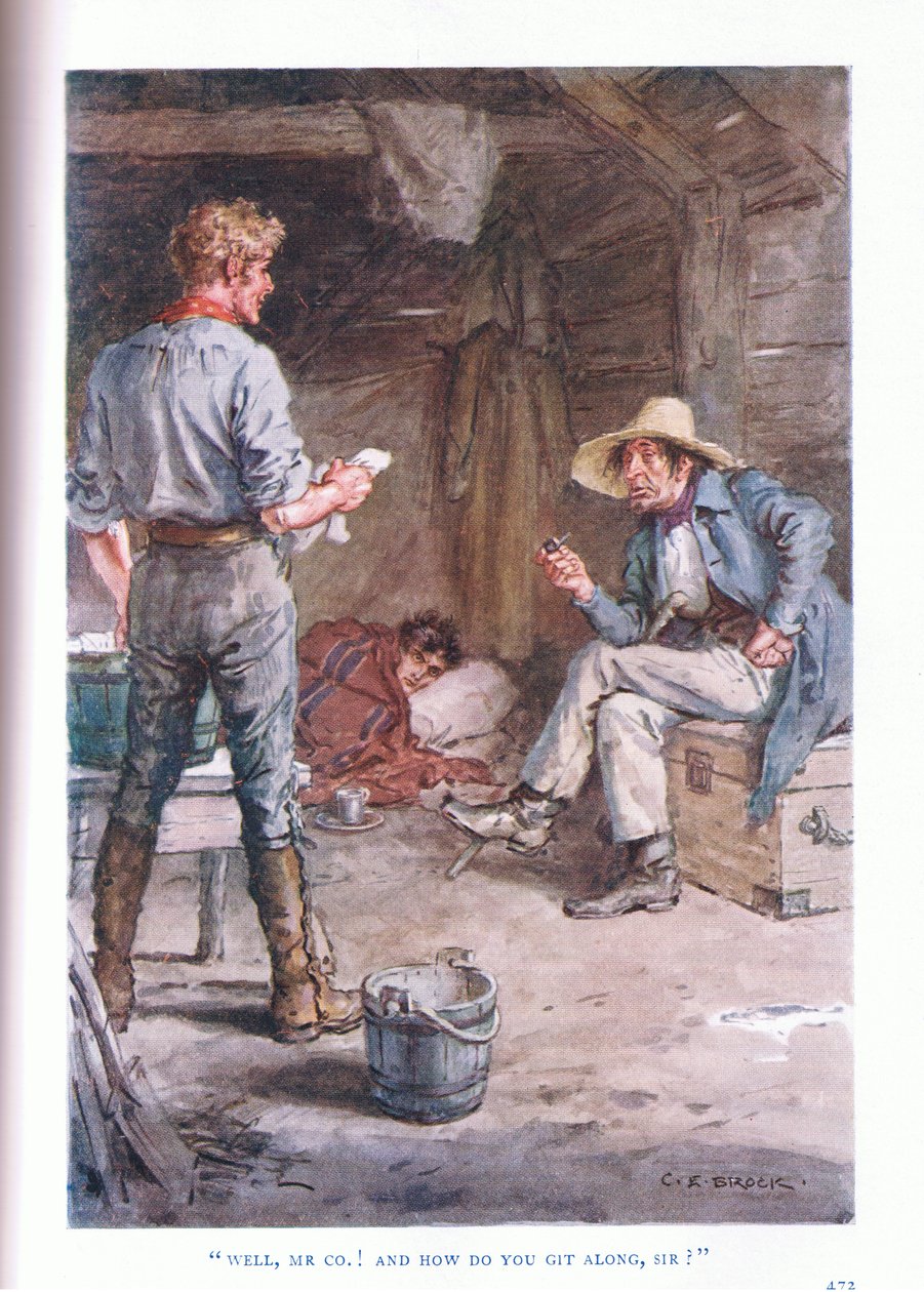 Well Mr Co! And how do you git along, sir by Charles Edmund Brock