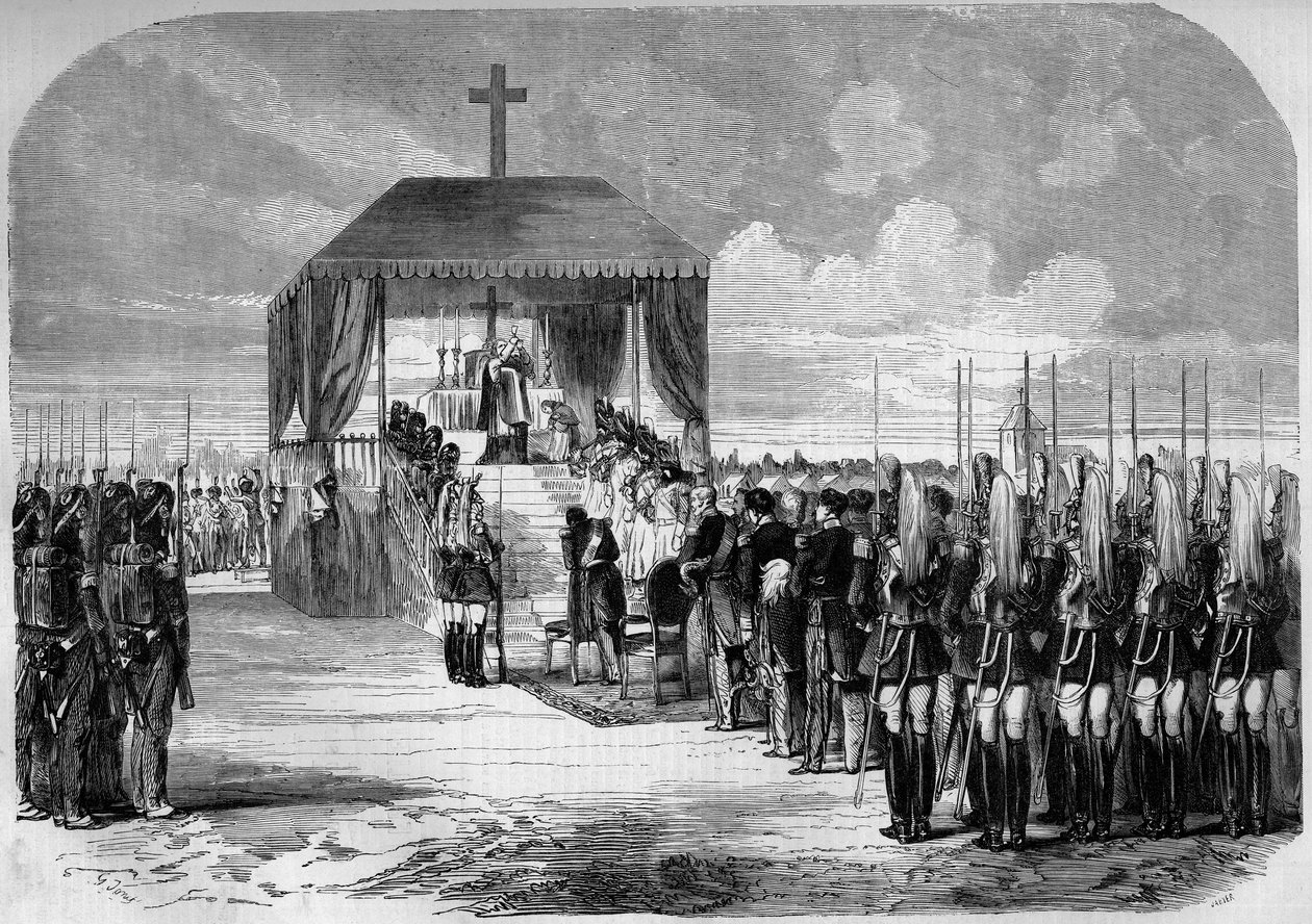 Chalons military camp by Charles Edouard Armand Dumaresq