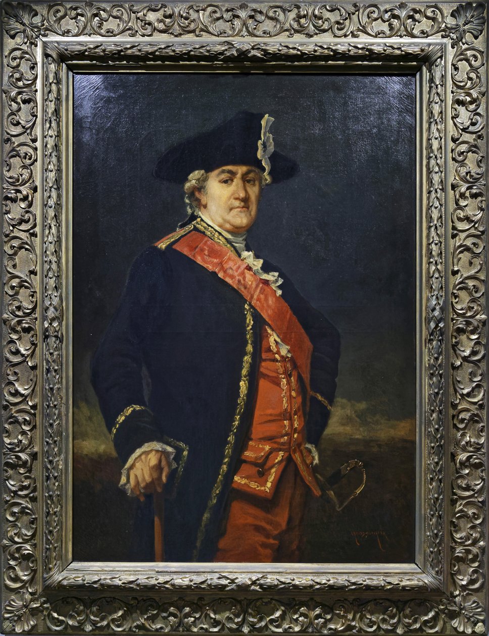 Jean Baptiste Donatien de Vimeur, c.1850-95 by Charles Edouard Armand Dumaresq