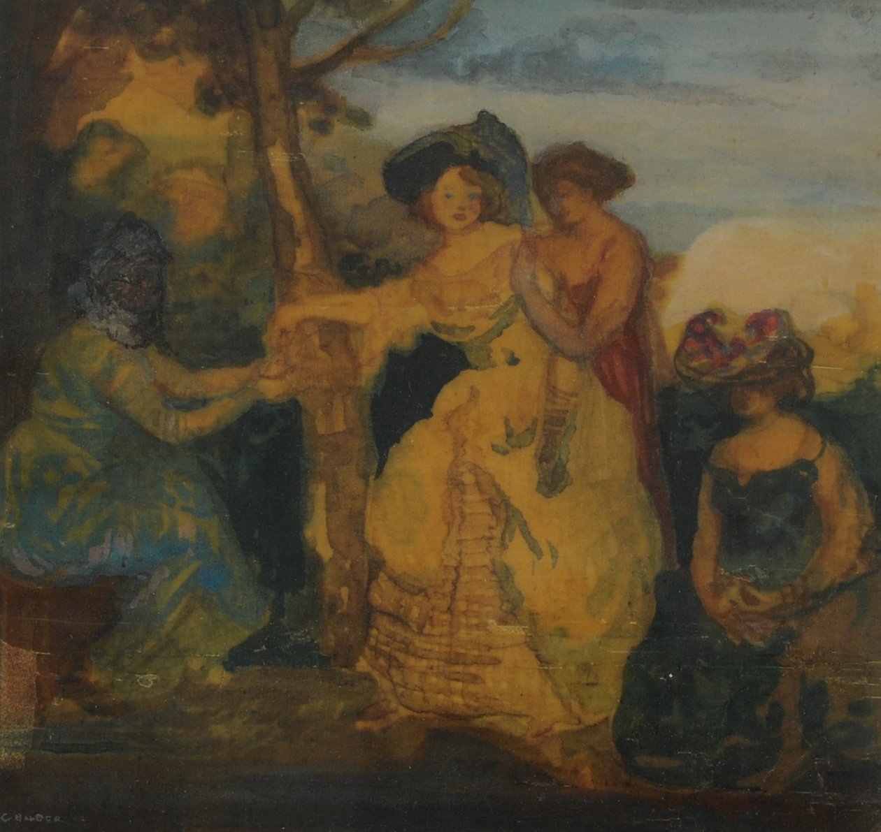 The Fortune Teller by Charles Edward Conder