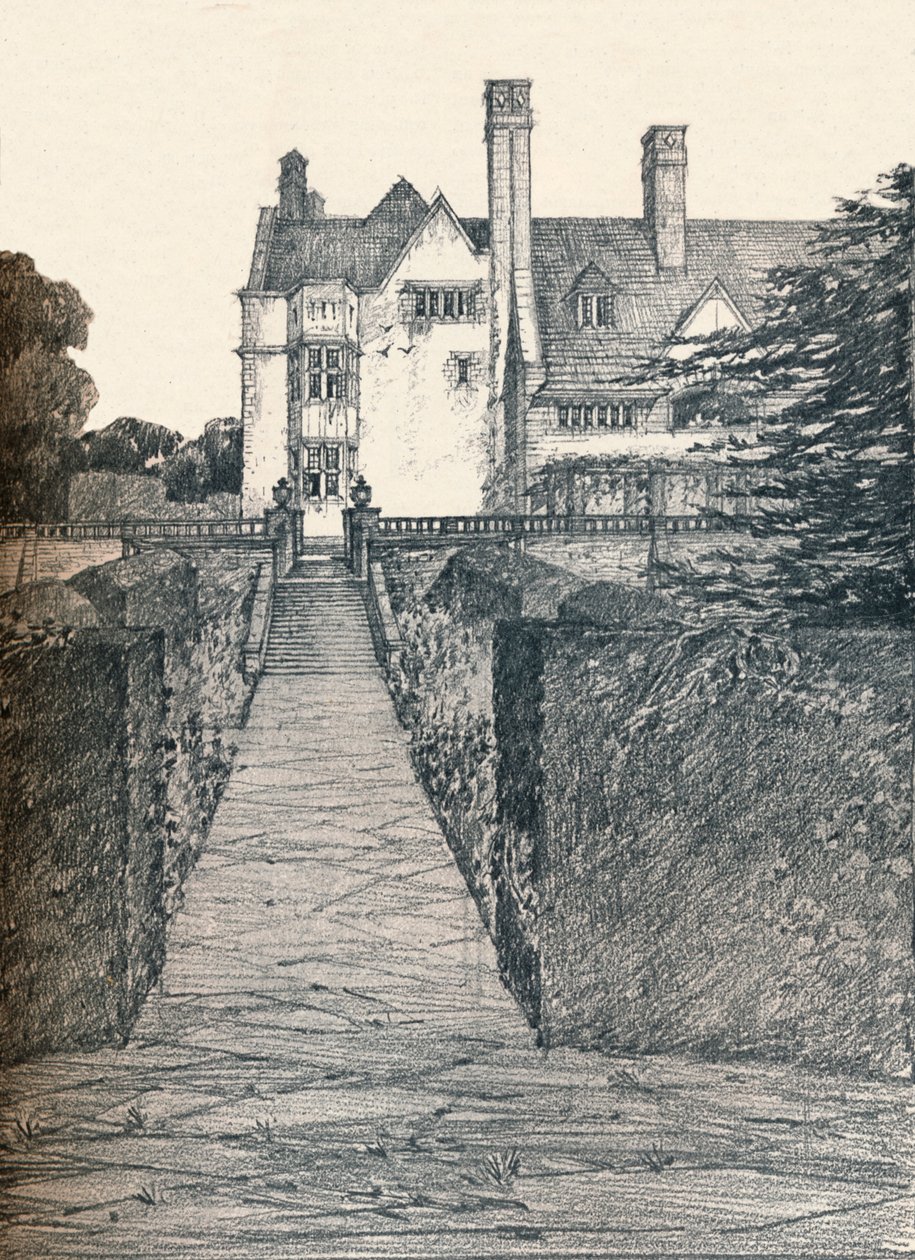 Tirley Court, Cheshire: East Side by Charles Edward Mallows