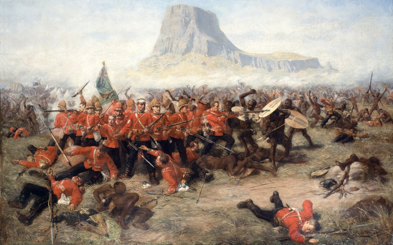The Battle of Isandlwana, 22nd January 1879 by Charles Edwin Fripp