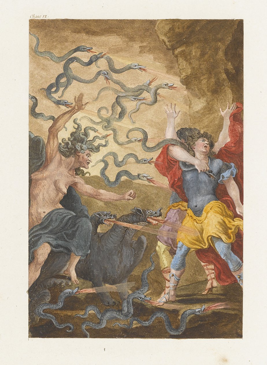 Illustration to the Novel The Temple of Gnidos by Montesquieu by Charles Eisen