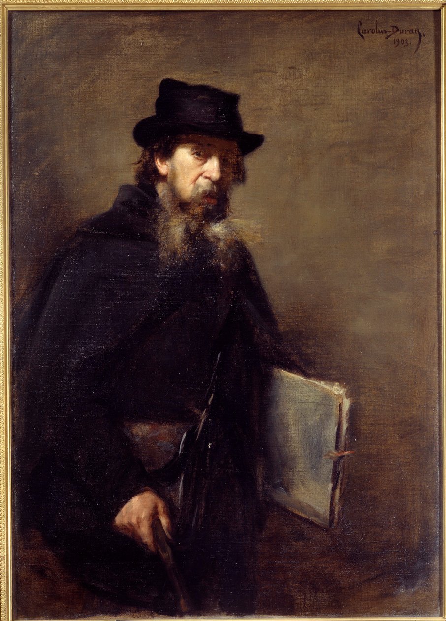 The old lithographer by Charles Emile Auguste Carolus Duran