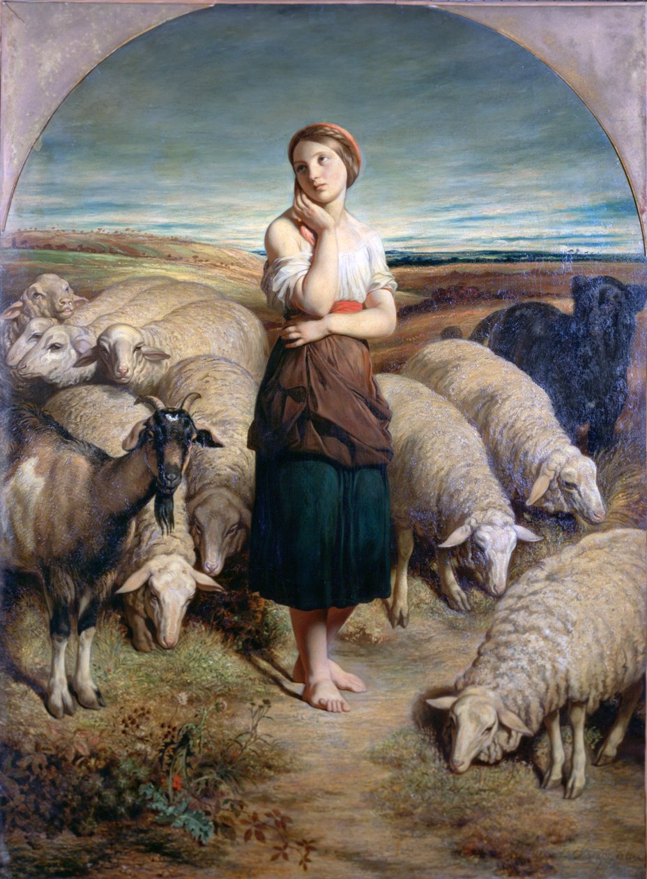 Saint Genevieve, c. 1810-1880 by Charles Emile Callande de Champmartin