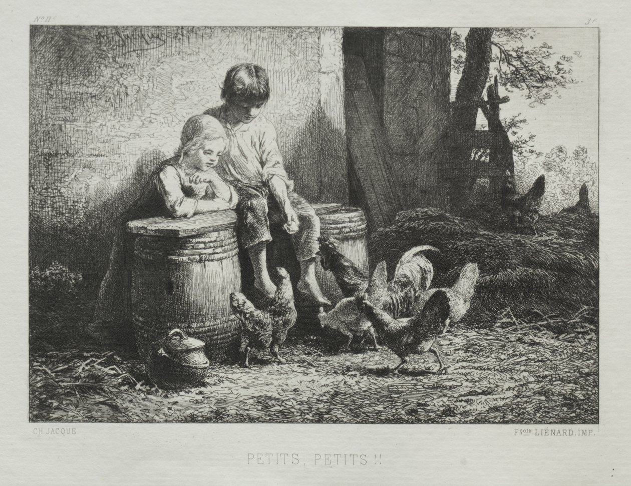 Petite, Petite by Charles Emile Jacque