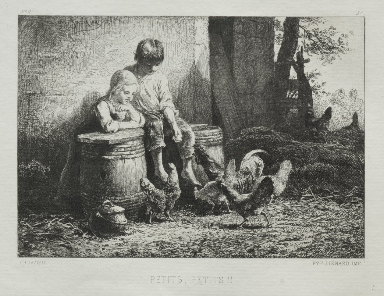 Petite, Petite by Charles Emile Jacque