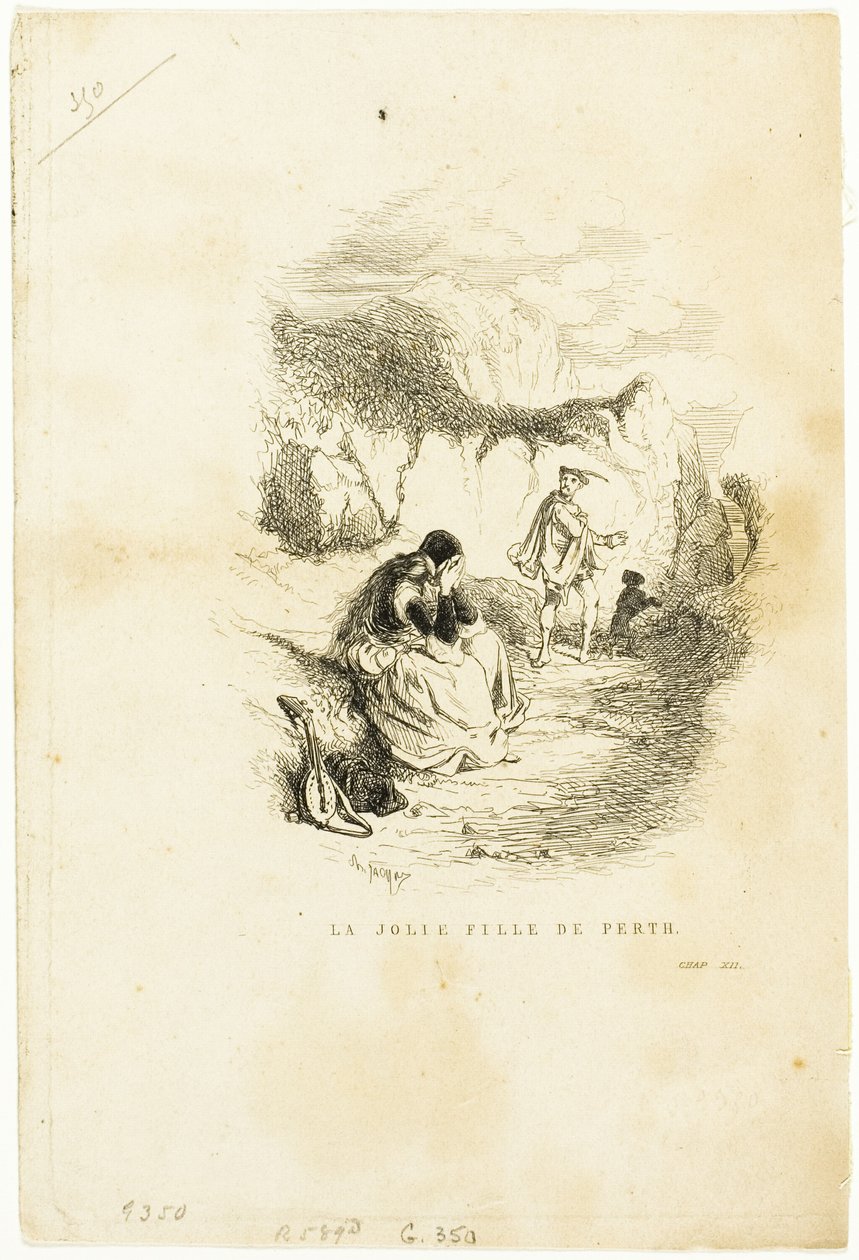 The Pretty Girl of Perth by Charles Emile Jacque