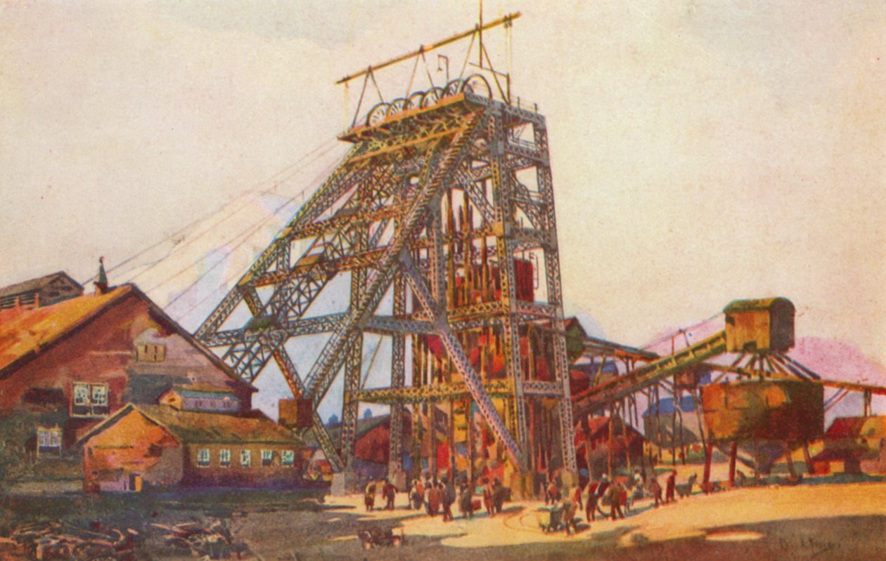 Headgear of a Johannesburg Gold Mine by Charles Ernest Peers