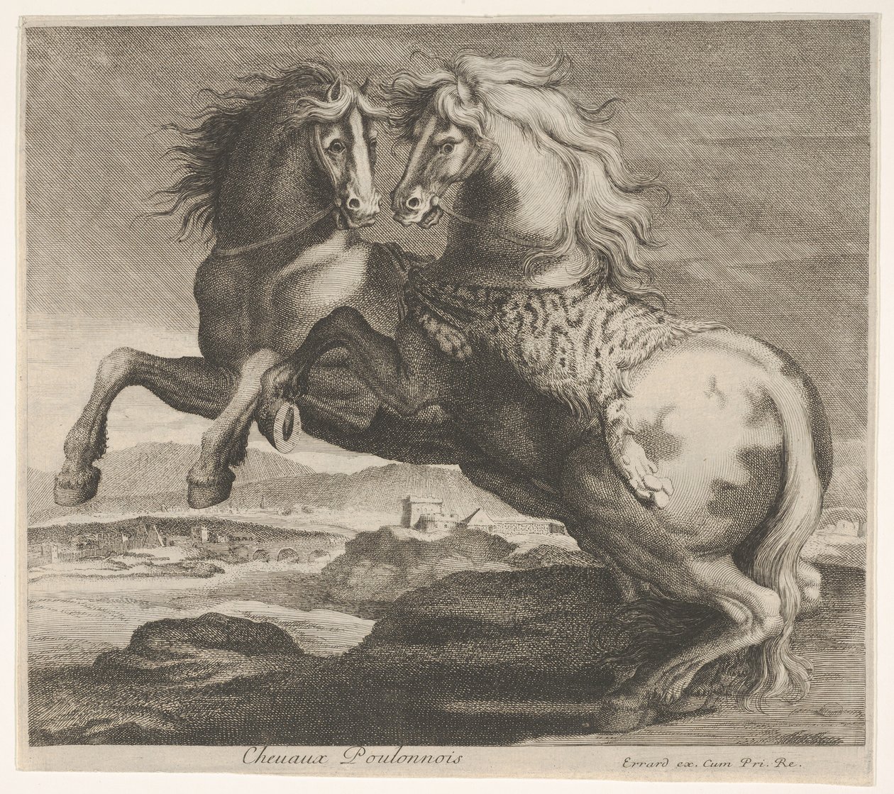 Polish Horses by Charles Errard le fils