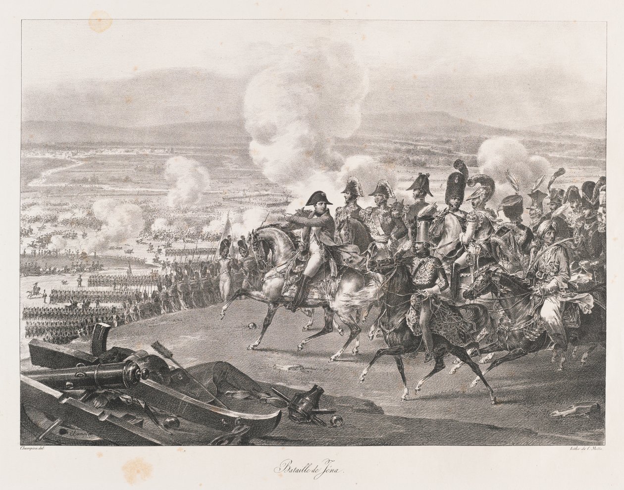 Battle of Jena, Early 19th Century by Charles Etienne Pierre Motte