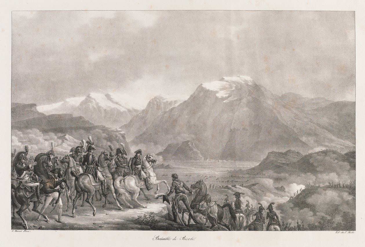 Battle of Rivoli, early 19th century by Charles Etienne Pierre Motte