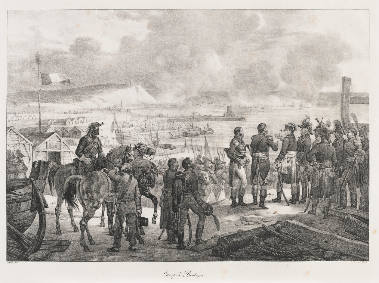 Camp at Boulogne, Early 19th Century by Charles Etienne Pierre Motte