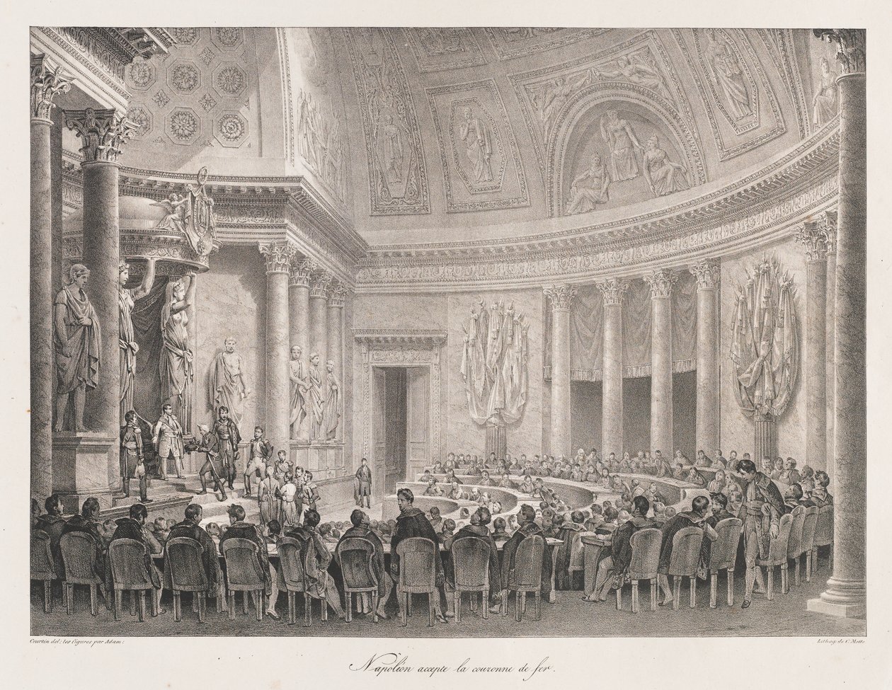 Napoleon Accepting Iron Cross, early 19th century by Charles Etienne Pierre Motte