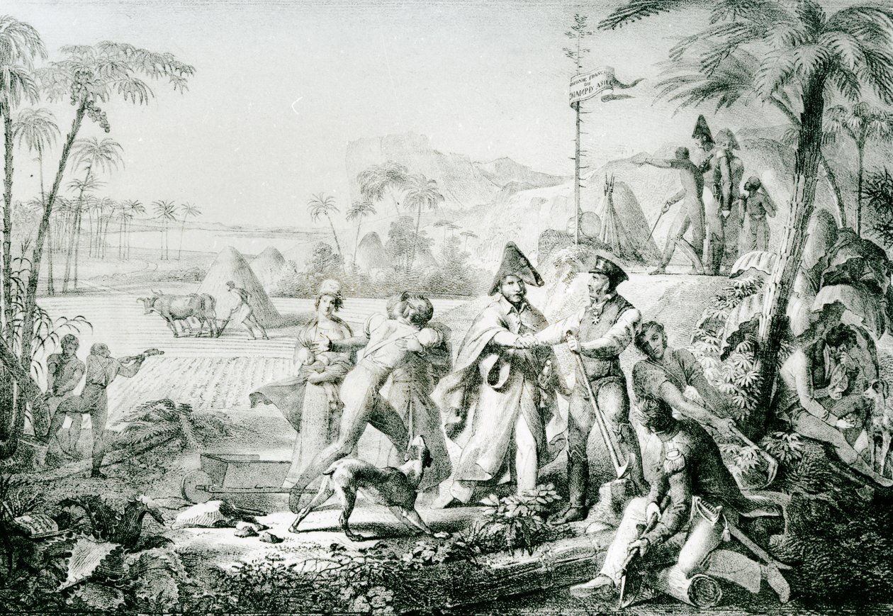 Only the Baytrees will Grow without Cultivation, Illustration for General Lallemand at Champ d