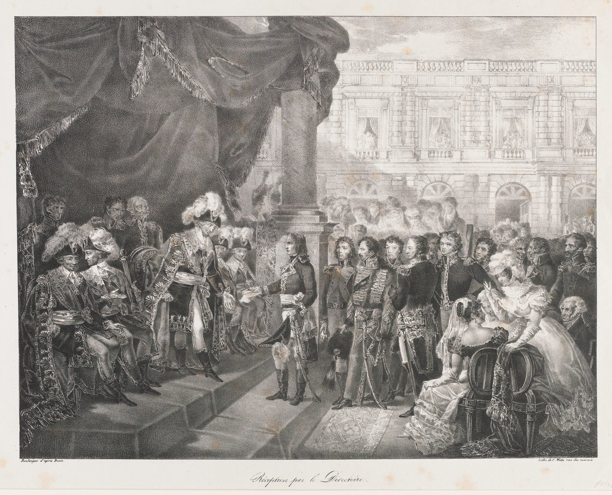 Reception by the Directoire by Charles Etienne Pierre Motte