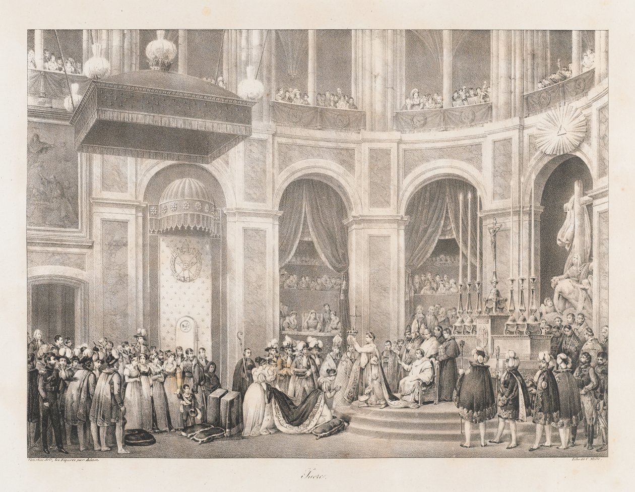 Sacre, early 19th century by Charles Etienne Pierre Motte