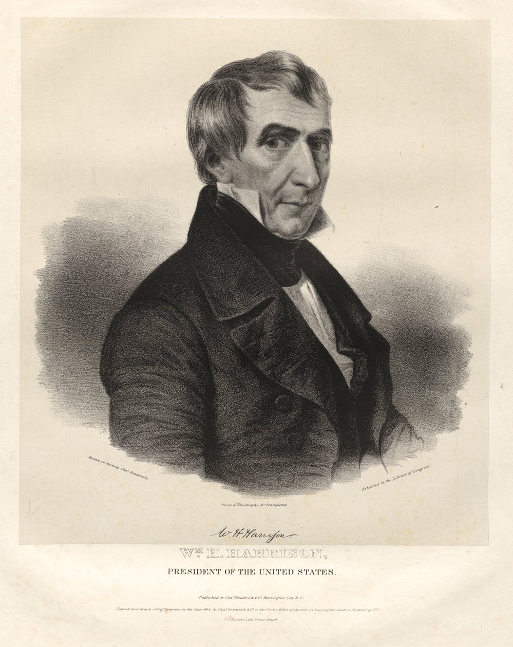 William Henry Harrison by Charles Fenderich