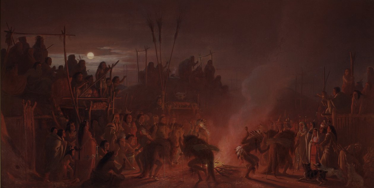 The Buffalo Dance by Charles Ferdinand Wimar