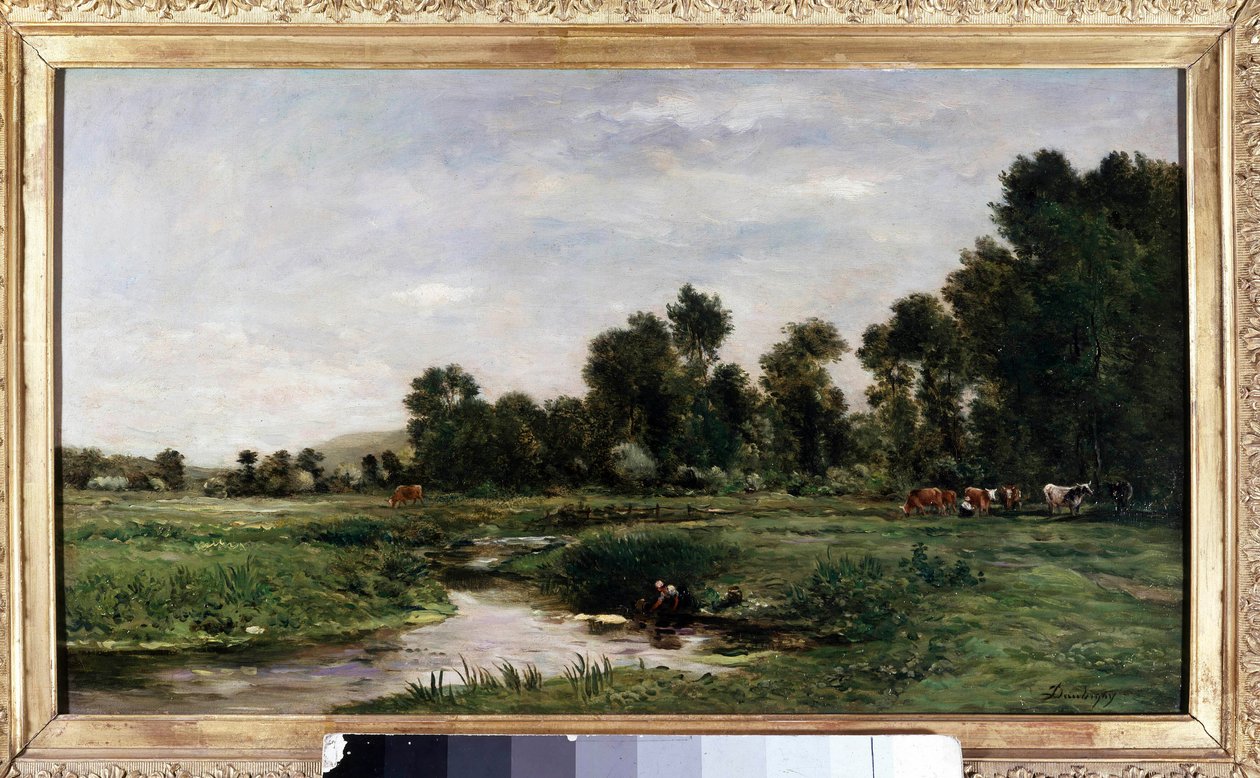 The Valley of the Arques by Charles Francois Daubigny