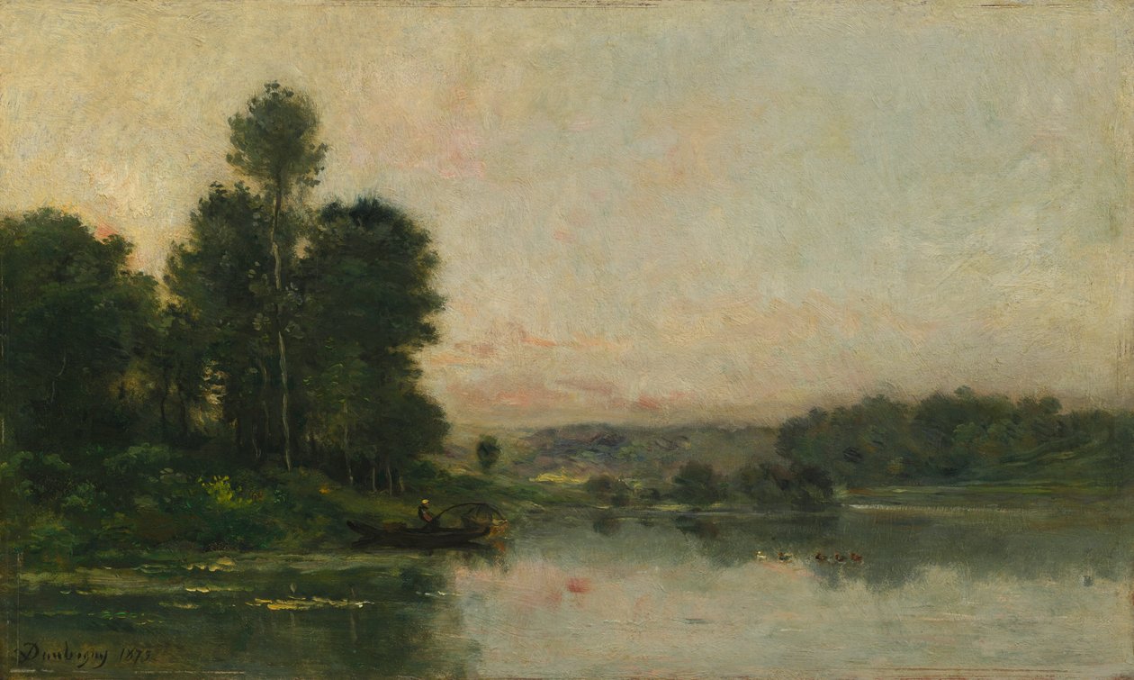 The Hillsides of Méry-sur-Oise, Opposite Auvers by Charles Francois Daubigny