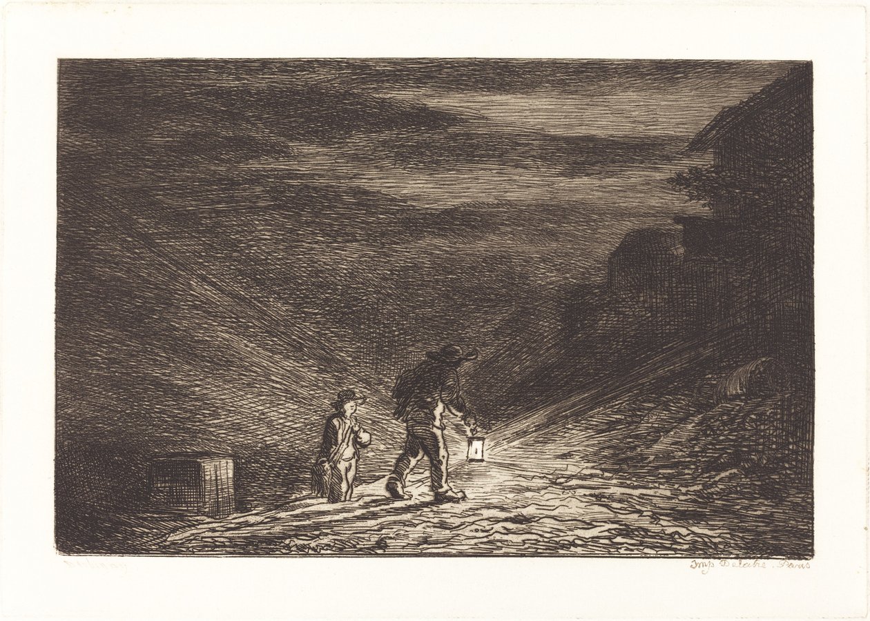 The Search for an Inn by Charles Francois Daubigny