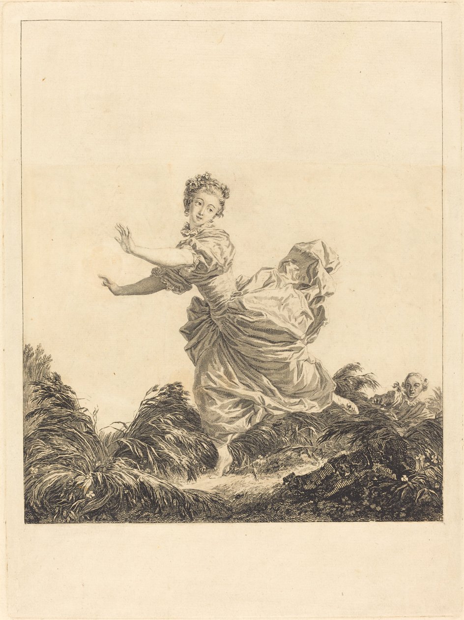 The Planned Escape by Charles François Adrien Macret after Jean Honoré Fragonard