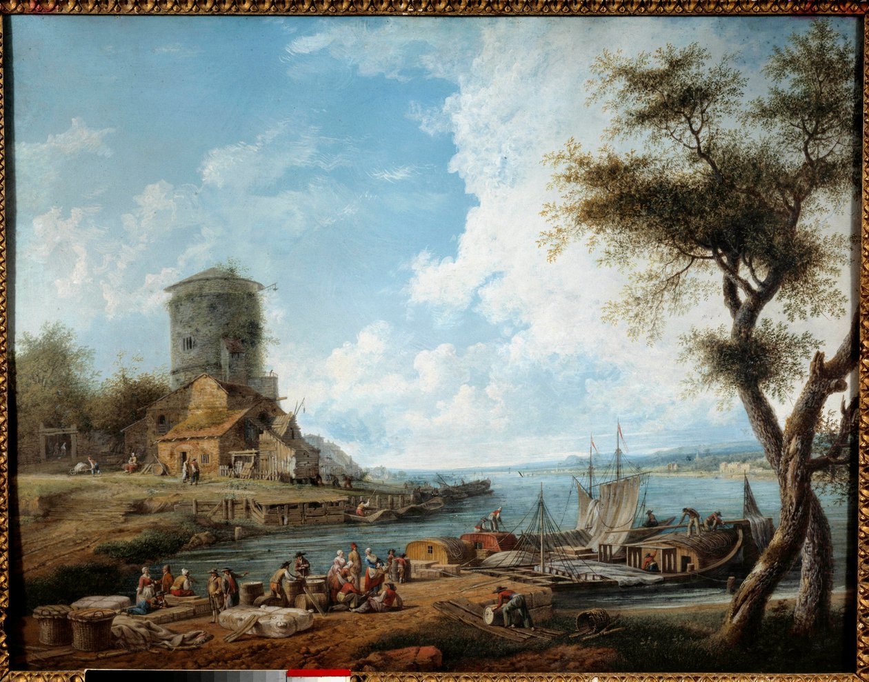 The Moselle in the 18th century by Charles François Nivard