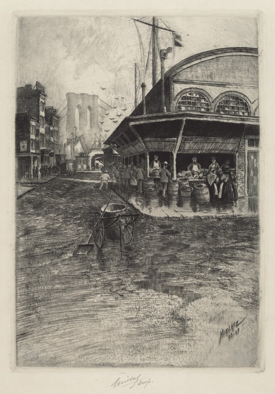 Catherine Market, 1903-1907 by Charles Frederick William Mielatz