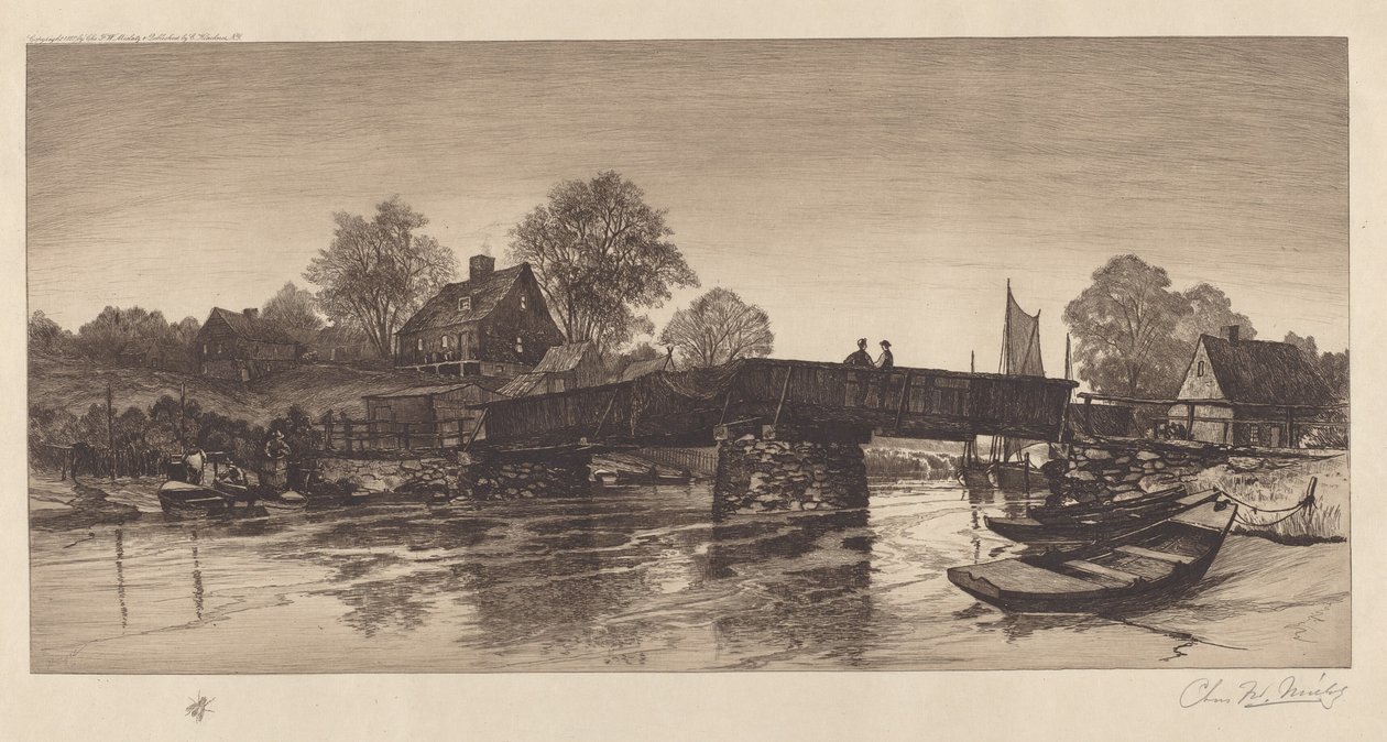 Old Bridge, 1888 by Charles Frederick William Mielatz