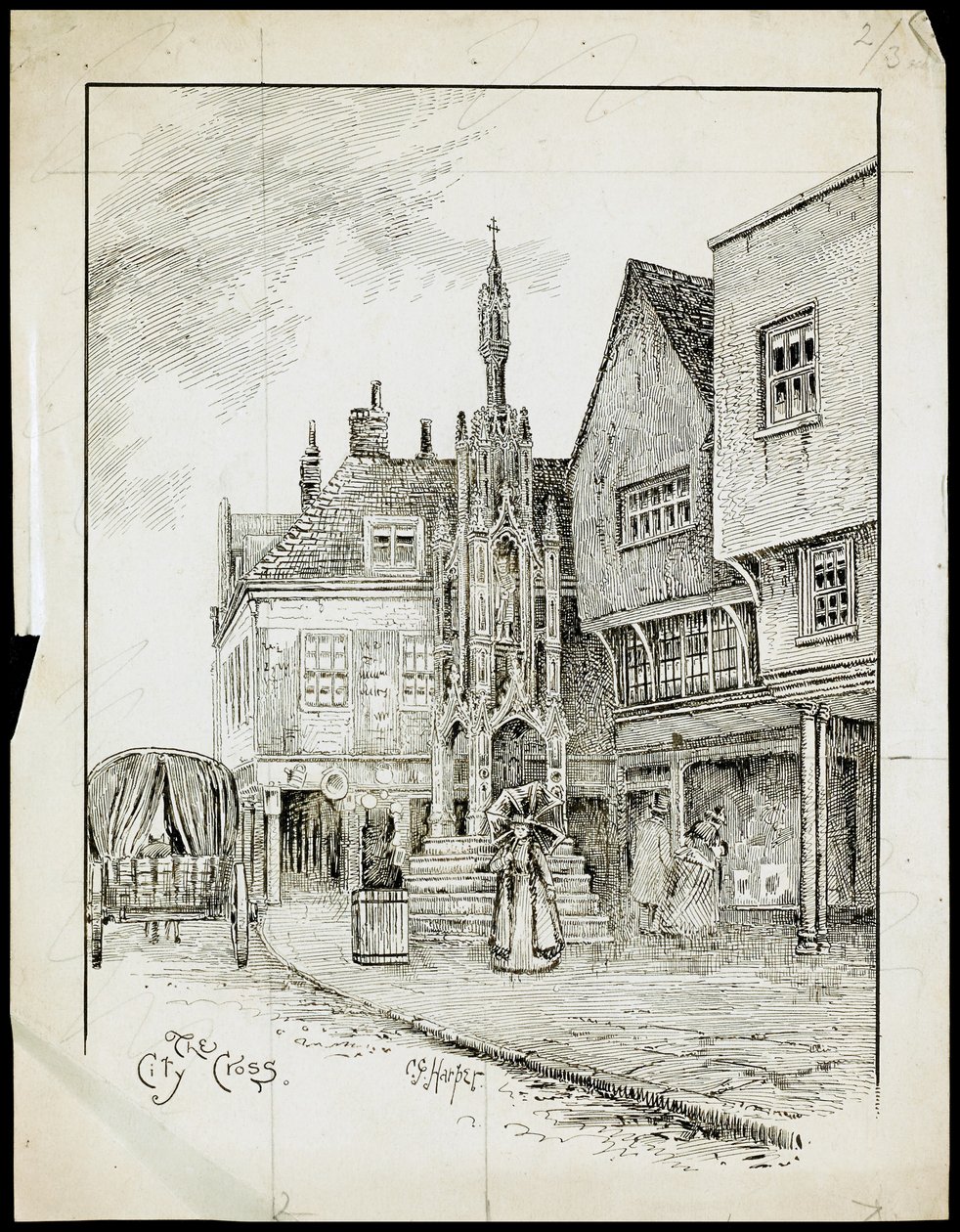 Butter Cross, High Street, Winchester, Hampshire by Charles George Harper