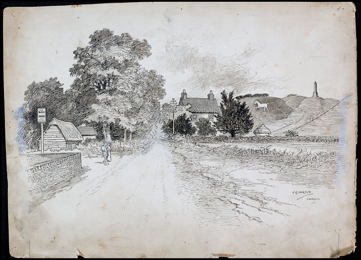 Cherhill, Wiltshire by Charles George Harper