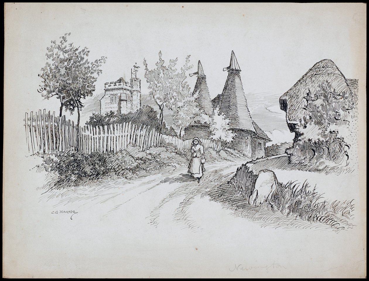 Newington, Kent by Charles George Harper
