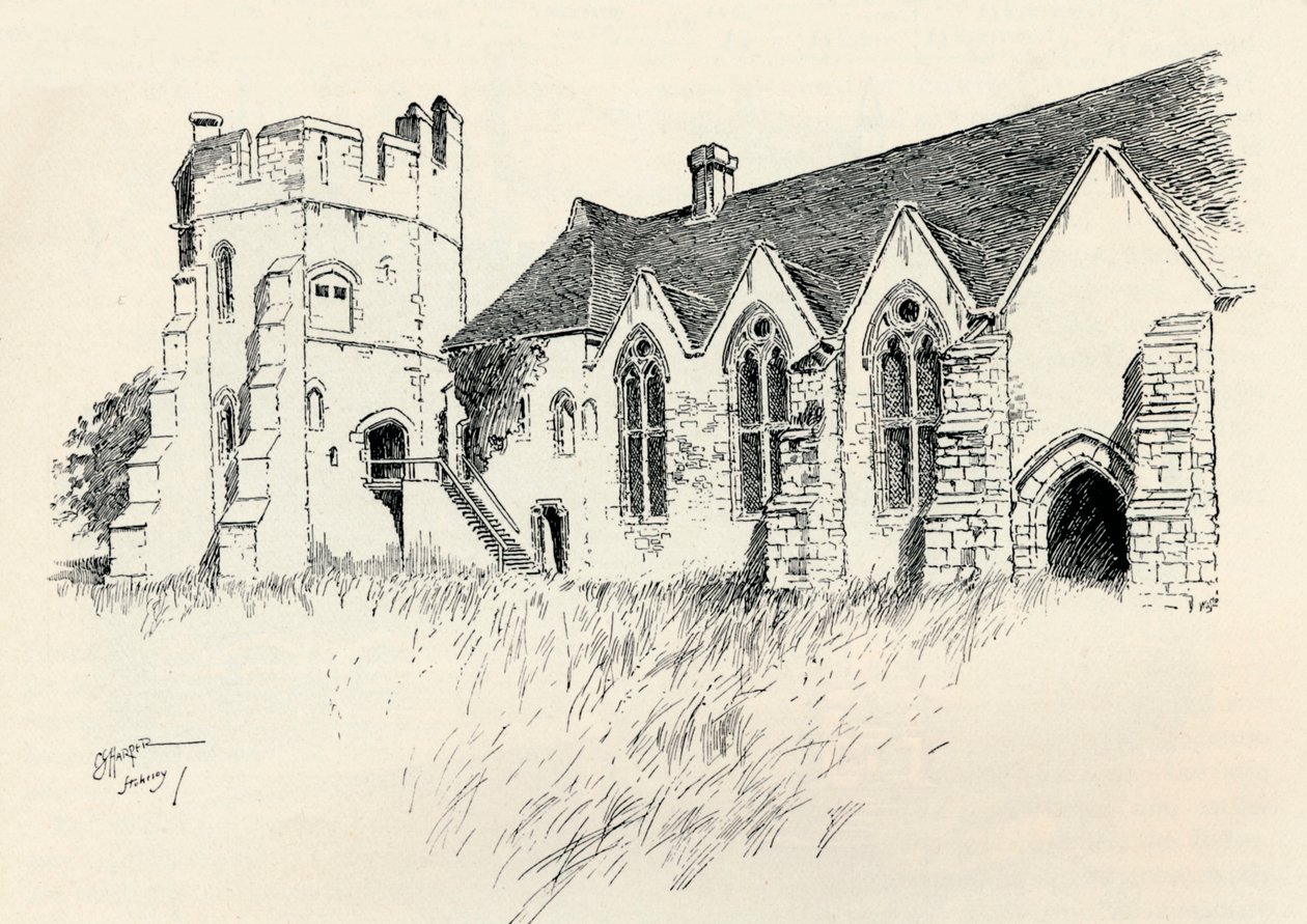 Stokesay Castle by Charles George Harper