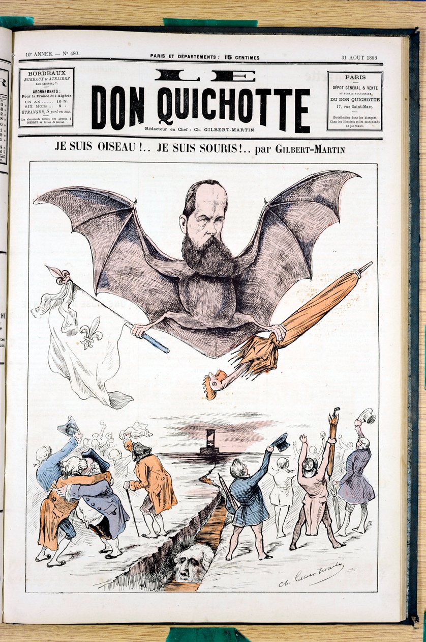 Cover of Le Don Quixote, Satirical in Colors by Charles Gilbert Martin
