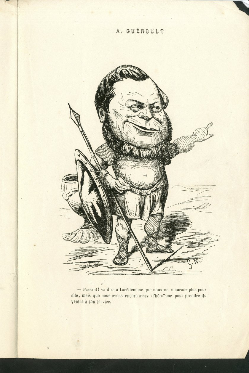 Illustration by Charles Gilbert-Martin (1839-1905) in Contemporary Grimaces by Charles Gilbert Martin
