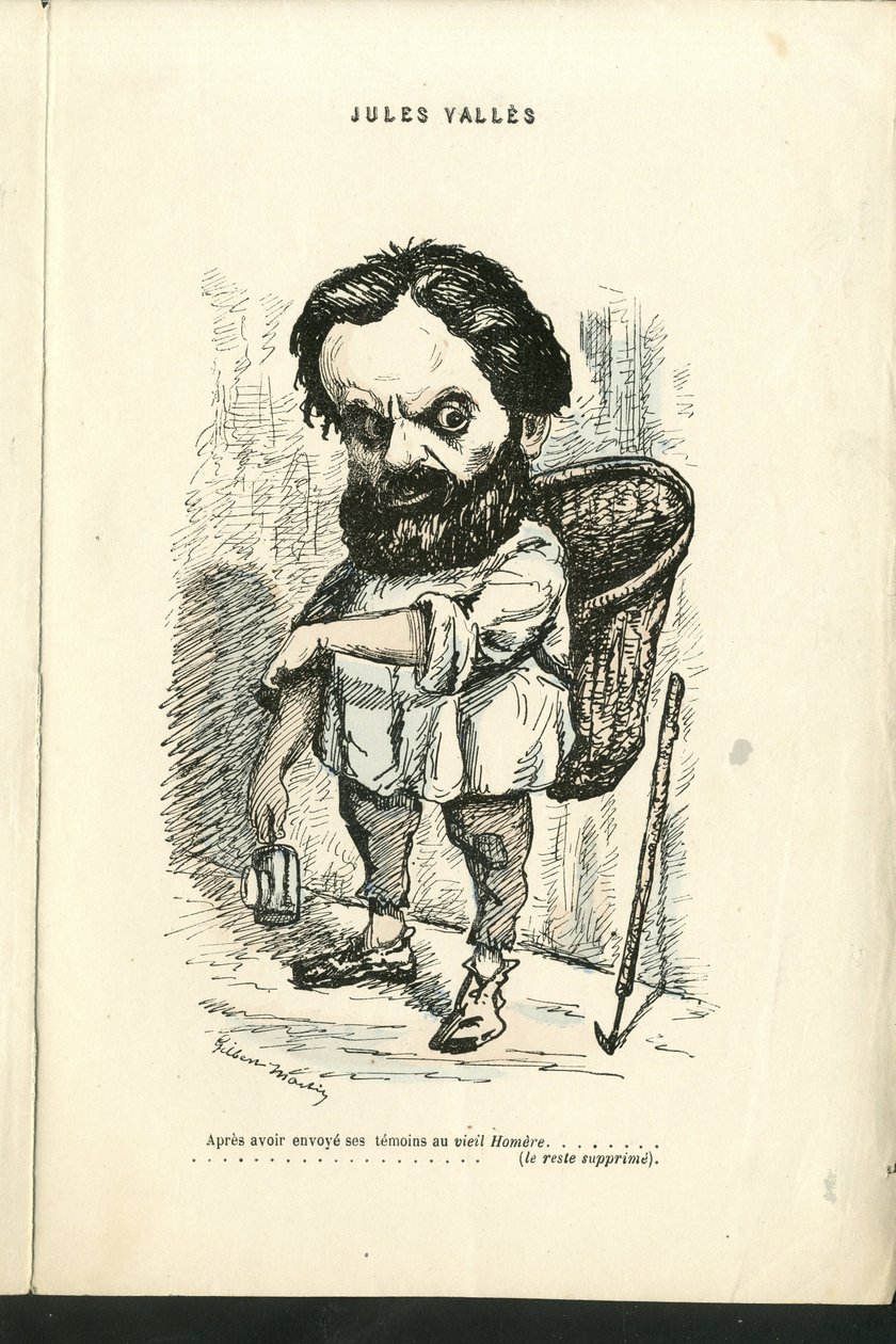 Illustration by Charles Gilbert-Martin (1839-1905) in Contemporary Grimaces by Charles Gilbert Martin