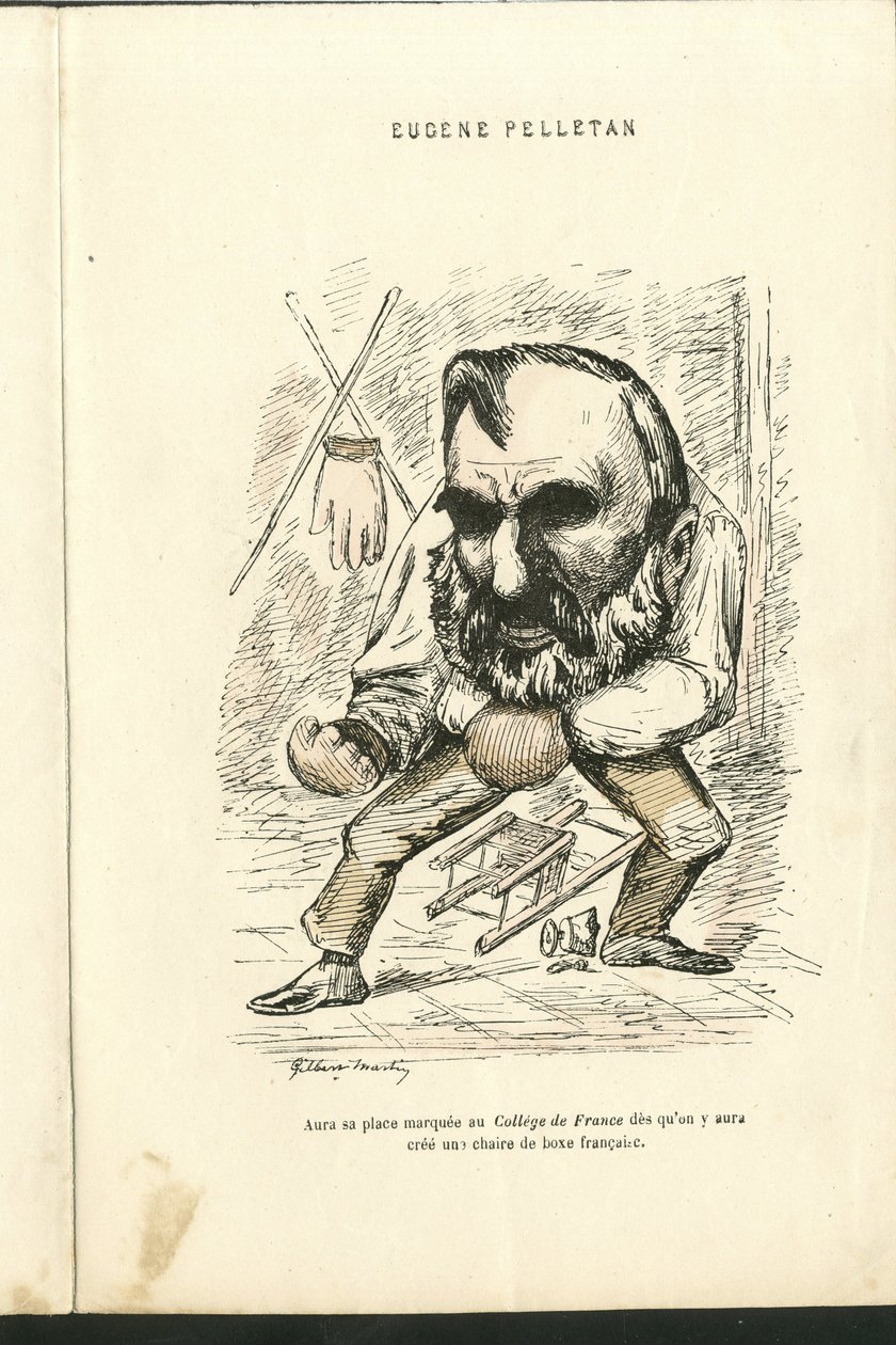 Illustration by Charles Gilbert-Martin (1839-1905) in Contemporary Grimaces by Charles Gilbert Martin