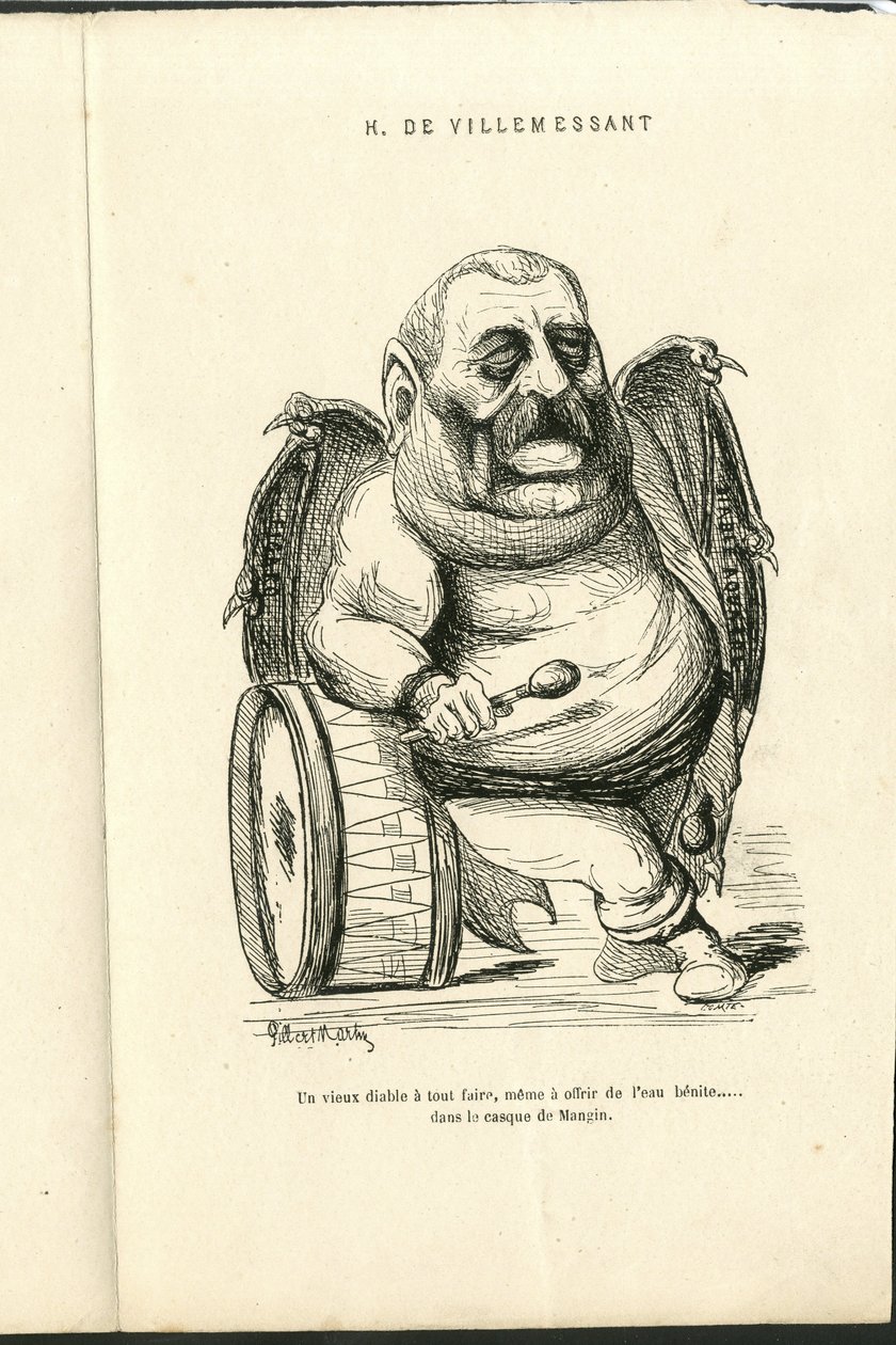 Illustration by Charles Gilbert-Martin in Contemporary Grimaces by Charles Gilbert Martin